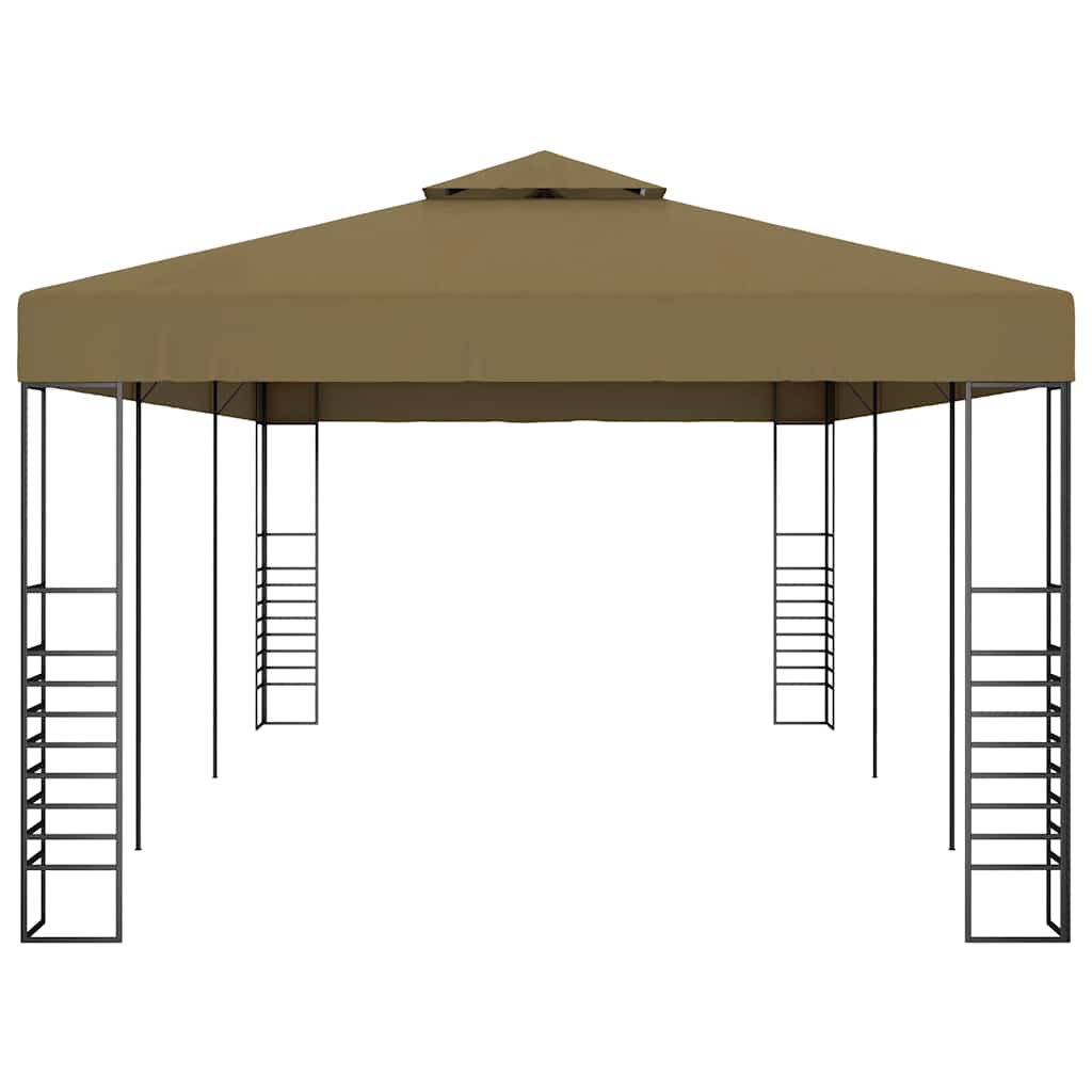 Garden Pavilion 6 X 3 X 2.7 M Taupe 180 G M²