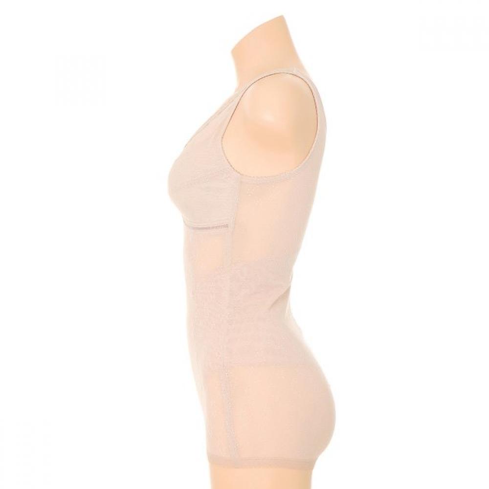Wacoal Body Shaper Ab Cup Cotton Blend Power Net
