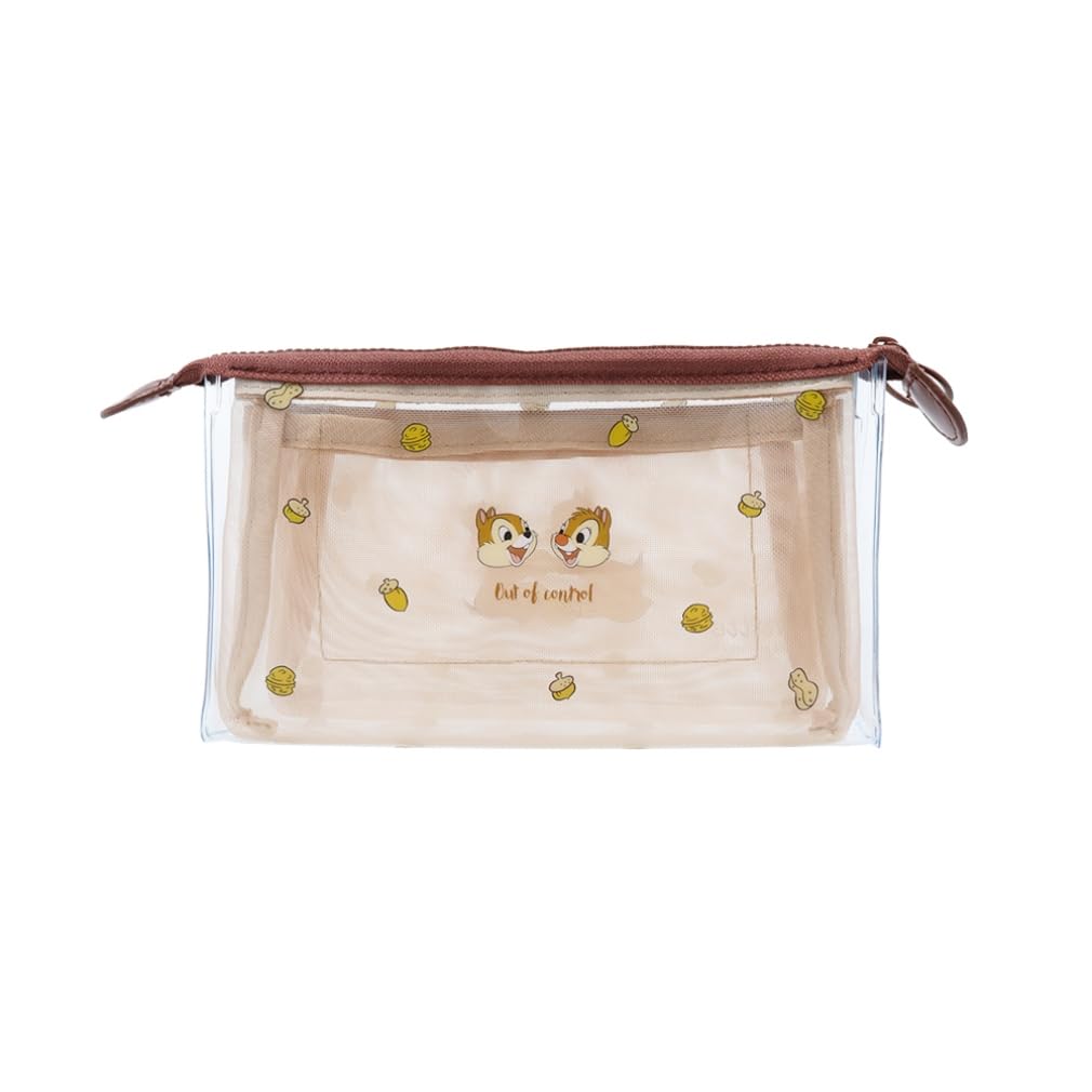 Stationery Disney Pouch Clear Mitte Chip Dale S2332620 Sun-Star &