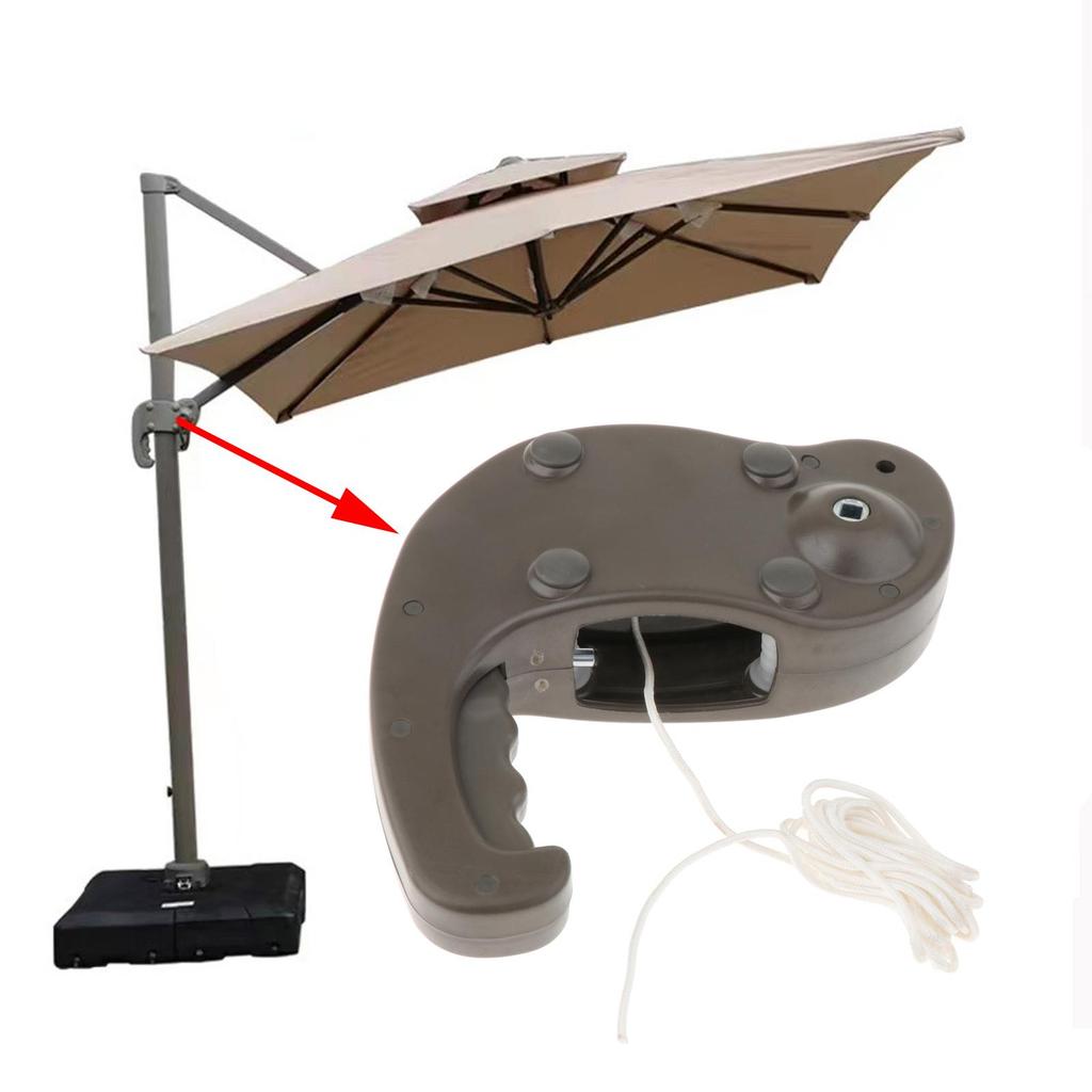 Patio Umbrella Accessories Parasol Crank Handle Leisure Adjustable Deck Umbrella