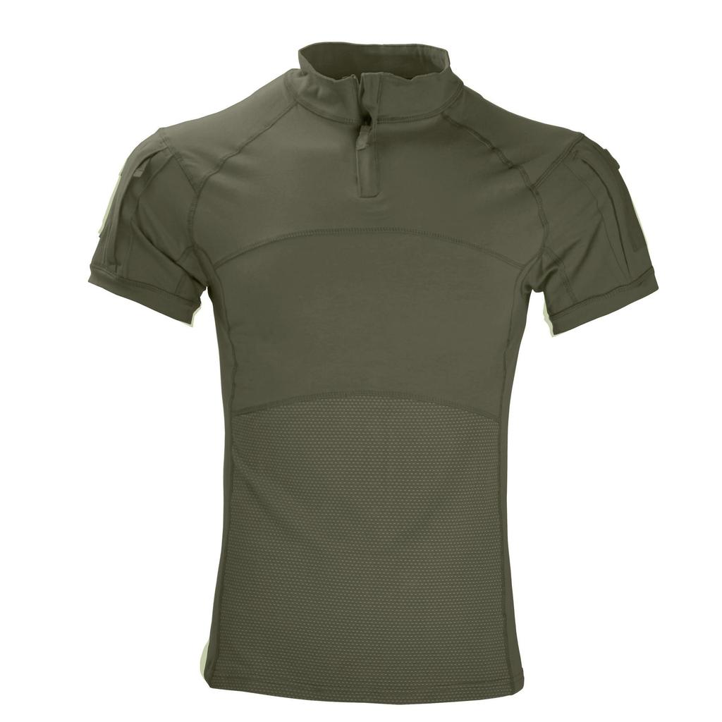 Men's Summer Short Sleeve Half Zip Breathable T Shirt Plus Size Tee