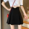 Niche Academy Summer 2023 High-Waisted Pleated Skirt - Slimming Design, Short Hot Girl Outerwear