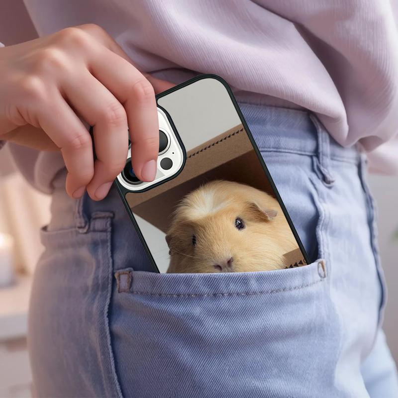Animal Guinea Pig Phone Case For iPhone 17 Air 15 16e 14 13 Pro Max Coque 12 11 Pro Max PLUS Cover