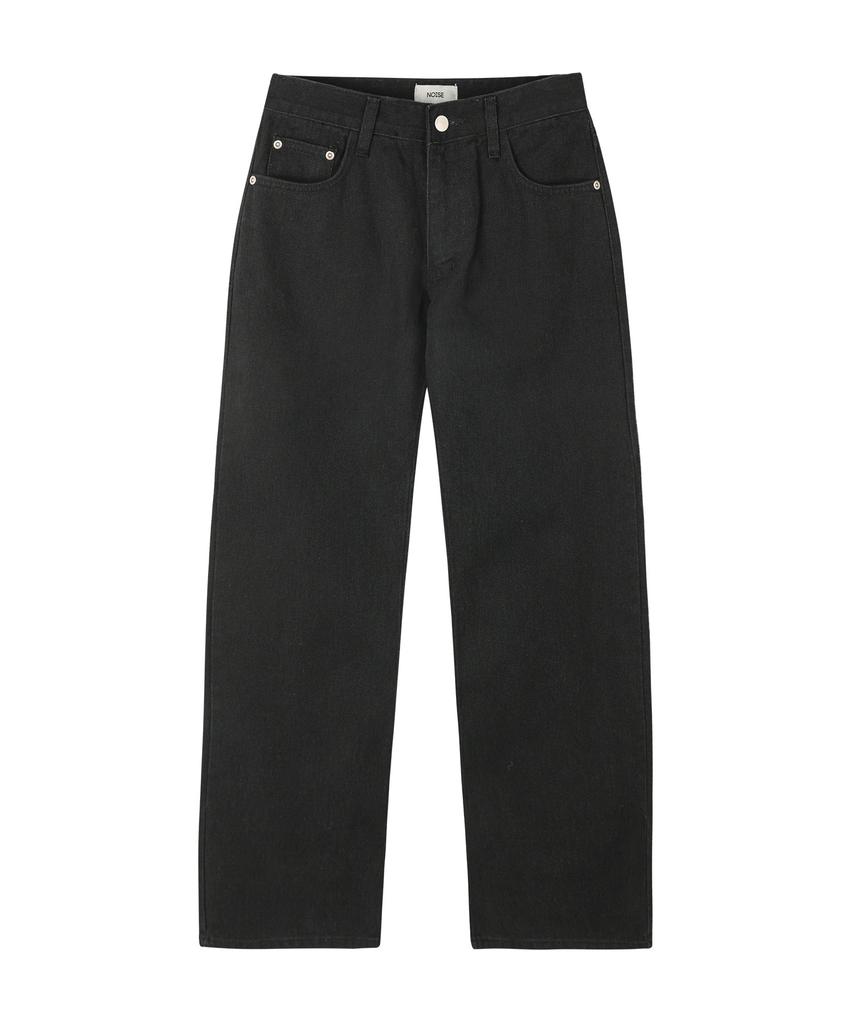 Noise Faded Cation Dyed Pants - Black
