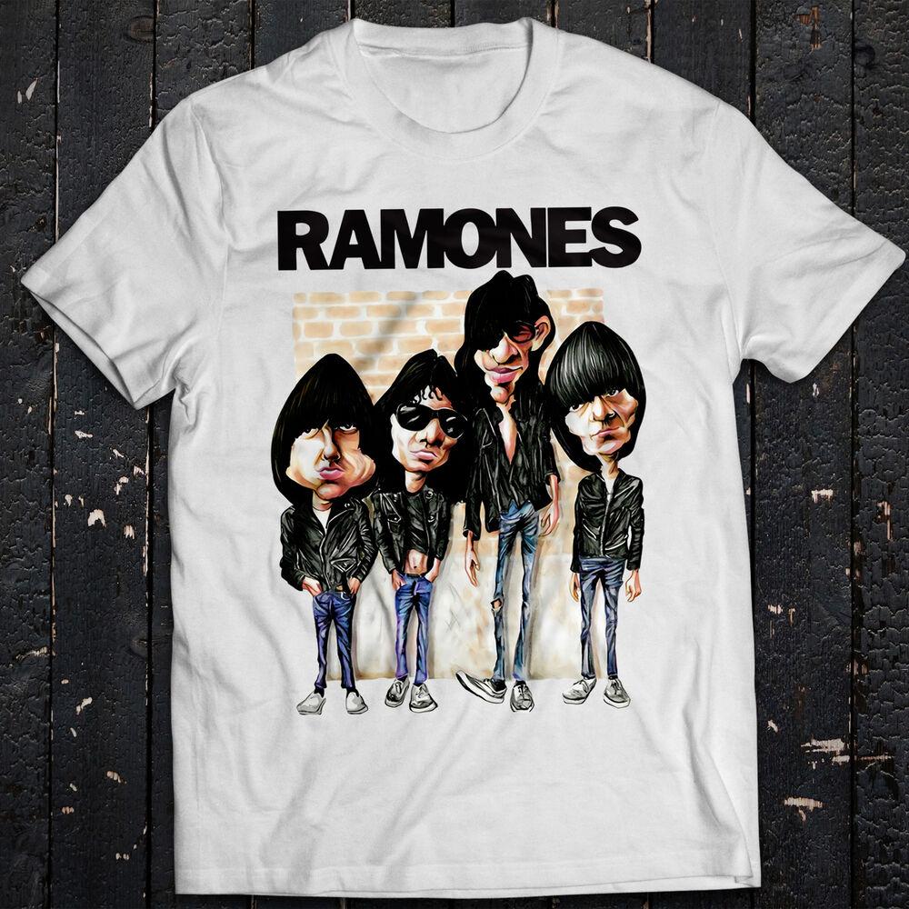Новая футболка S-5XL The Ramones Tee Джоуи Рамон Вечеринка Живой Концерт Унисекс Футболка M