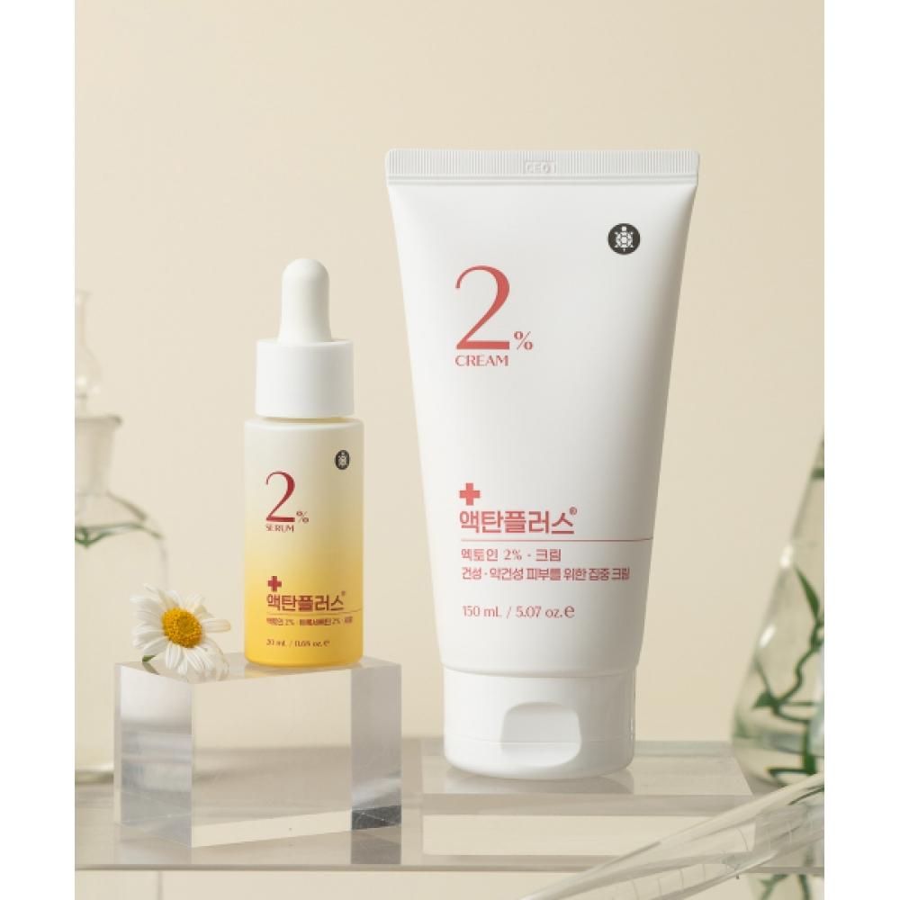 Actanplus Actoin Whitening 2 Serum 20ml+ectoin 2 Cream 150ml