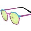 Borregls Colorful Titanium Sunglasses Men Vintage Polygon Fashion Women 2025 Retro Designer Polarized UV400 Sun Glasses 185814T