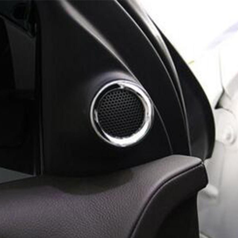 Car Door Audio Loud Speaker Trim Ring Tweeter Frame Cover Stick Lamp For Jeep Grand Cherokee 2014 2015 2016 2017 2018