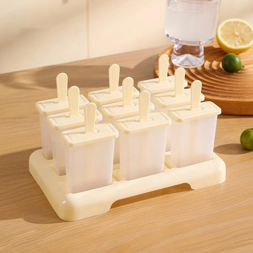 Reusable Ice Cream Popsicle Mold DIY Popsicle Mold Cube Tray New Homemade Ice Box  Kitchen Use