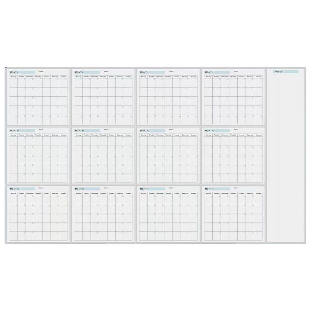 Weekly Planner Monthly Undated Agenda Calendar Schedules Study Planner To-do List Calendar Whiteboard Office School Supplies