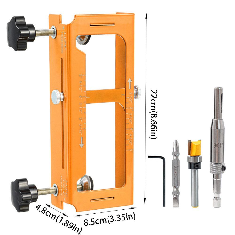 Stable Hinge Drilling Fixture Combination Door Frame Stable Locator Door Frame Installation