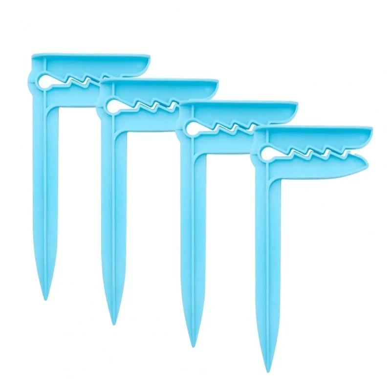 8/4/2PC Beach Towel Fastener Clips Windproof Picnic Mat Clips Blanket Fasten Pegs Plastic Towel Clamps for Camping Travel Beach