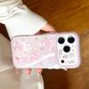 Korean INS Cute Polaroid Melody Phone Case For iphone 17 16 15 Pro Max 17 Pro Double-Layer Shockproof Camera Protective Cover