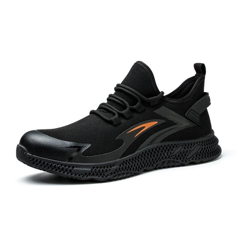 Customized Labor Insurance Shoes, Smash-proof and Puncture-proof Plastic Bag Head Kevlar, Safety Shoes, Labor Insurance Shoes, Men's Rubber Soles