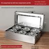 304 Stainless Steel 6-Compartment Spice Box