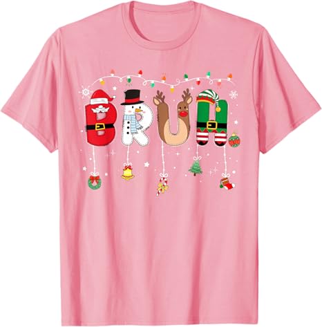 Bruh Funny Christmas Teens Boys Kids Xmas Pajamas TShirt Lazy Ugly Merry Christmas Pajamas Apparel Novelty Gift Y2k Saying Tee