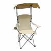 Folding Camping Chair with Canopy Foldable Carry Bag Portable for Beach Outings,
