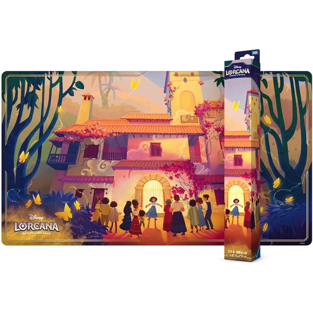Takara Tomy Disney Lorcana TCG Japanese Version Official Playmat Family Design