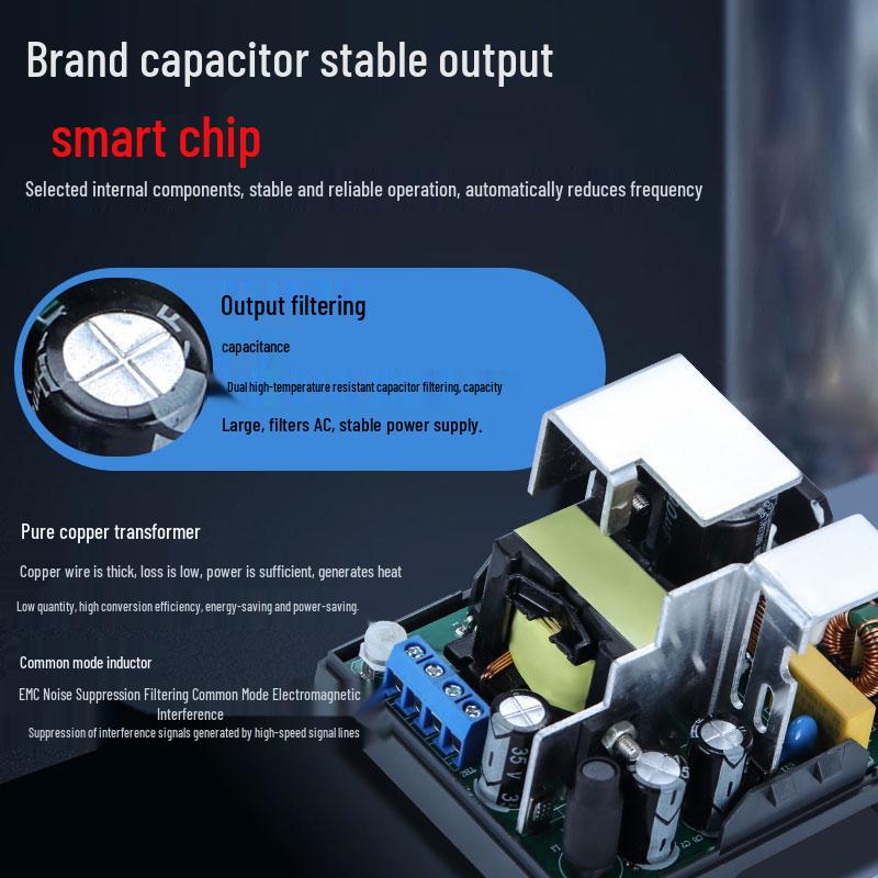 NDR 240W DIN Rail Power Supply, 220V AC to 12V DC Transformer