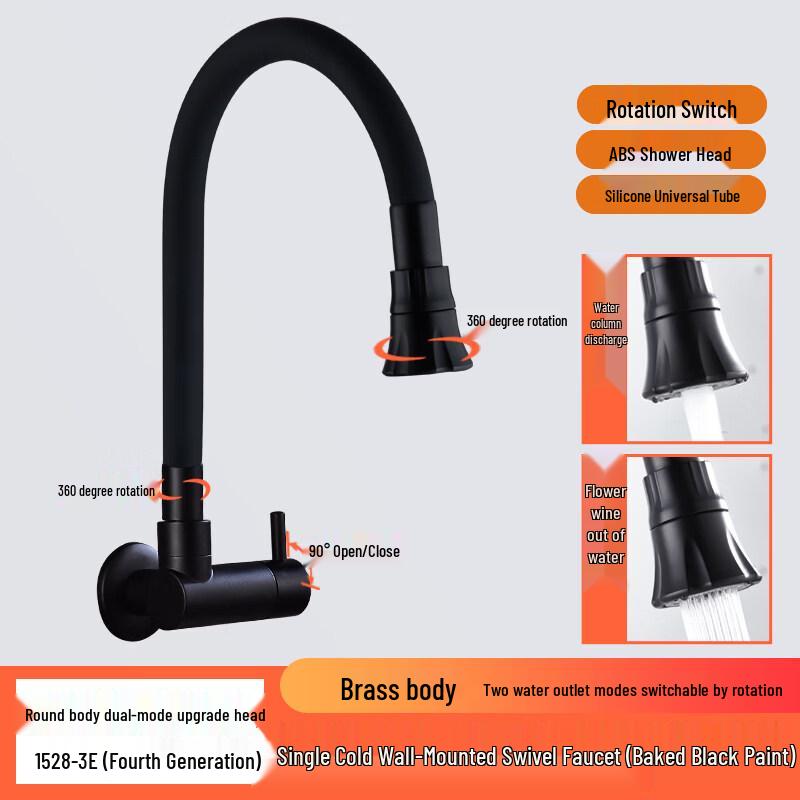TLXT Wall-Mounted Mop Pool Faucet