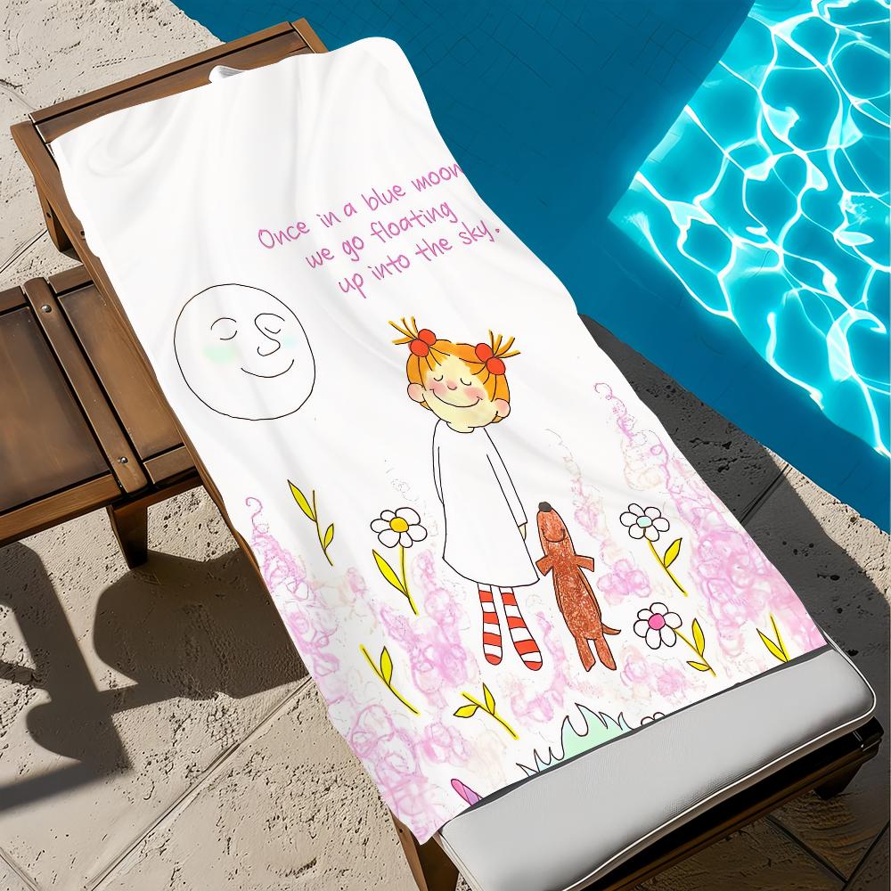 CoCo cute cartoon Towel Beach Quick Dry Soft Pool Towels Gift for Travel Gym Shower Camping sports STJ40x70CM
