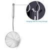 Stainless Steel Kitchen Strainer, Skimmer Ladle for Cooking & Frying, Wire Mesh Spoons with Long Handle