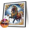5D DIY Partial Special Shaped Drill Diamond Painting Xmas Horse Home Decor