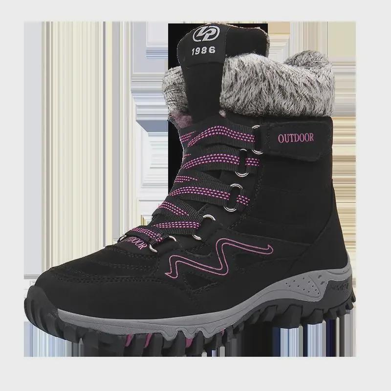 Unisexové přeshraniční vysoké bavlněné boty 35-45