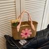 Spring and Summer Portable Large-capacity Tote Bag Women's New Retro Handwoven Vegetable Basket Straw Bag