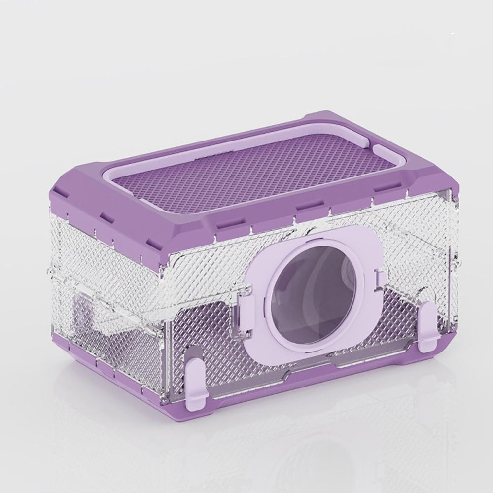 Waterproof Portable Hamster Cage Transparent Pet Observation Box Kindergarten Science Toy