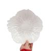 Crystal Glass Art Glass Bowl Flower-shaped Dessert Dish Modern Candy Tray  Fruits