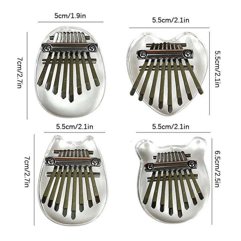 8 Keys Mini Wooden Kalimba High Quality Exquisite Finger Thumb Piano Marimba Musical Good Accessory Christmas Gift
