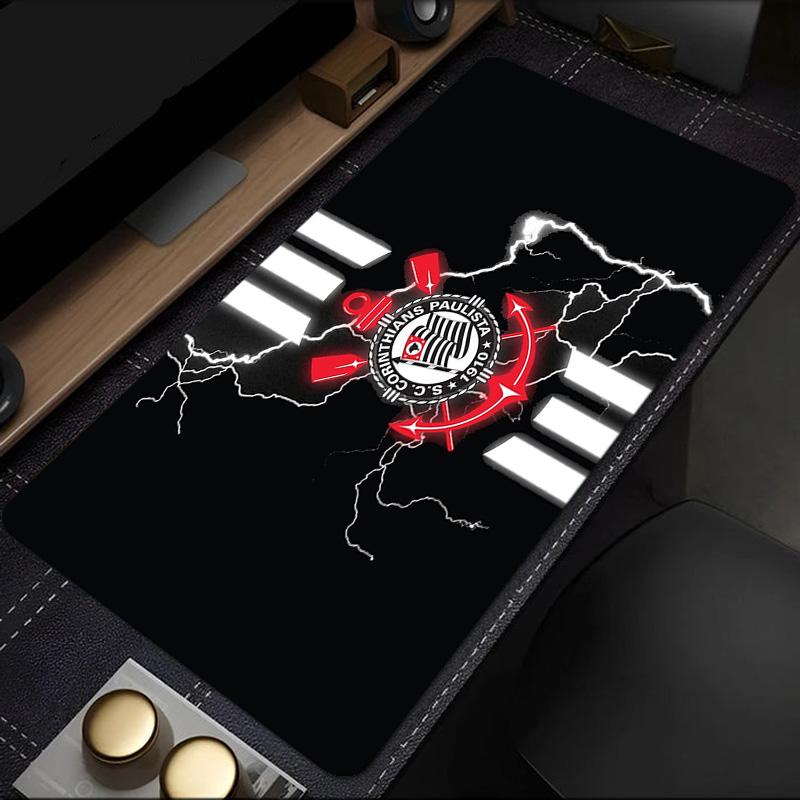 Sport Club Corinthians Paulista3 mouse pad, rubber base, esports desk mat, mouse pad for gamers and office use, gaming desk , easy to clean mat