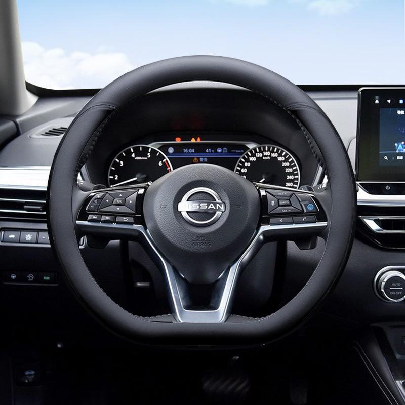 

Универсальная Нескользящая Ультратонкая Оплетка на Руль для Nissan Sylphy, Teana, X-Trail, Qashqai, Kicks - Четыре Сезона. 38cm
