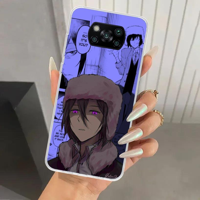 Bungo Stray Dogs Manga Phone Case for Xiaomi Poco X5 X6 X7 Pro F7 Ultra M7 Redmi 15 15C 13 13C 12 12C 10 10A 10C 9 9A 9C 9T Shel