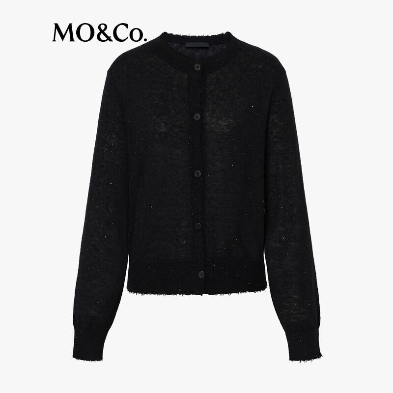 MO&Co. Alpaca Blend Knitted Cardigan