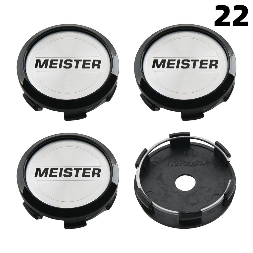 4PCS OD 60MM / ID 56MM Cap For Rims WORK EMOTION EQUIP MEISTER VS Emblem Wheel Center Cap Sport Car Logo Wheel Cover Hub Caps