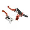 Universal CNC Aluminum Folding Brake Clutch Lever Off-Road Motorcycles 360 Adjustable Crash-Resistant Ergonomic Handlebar