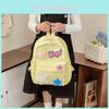 Cute Geometric Pattern Nylon Kids Backpack For Preschool Boys And Girls