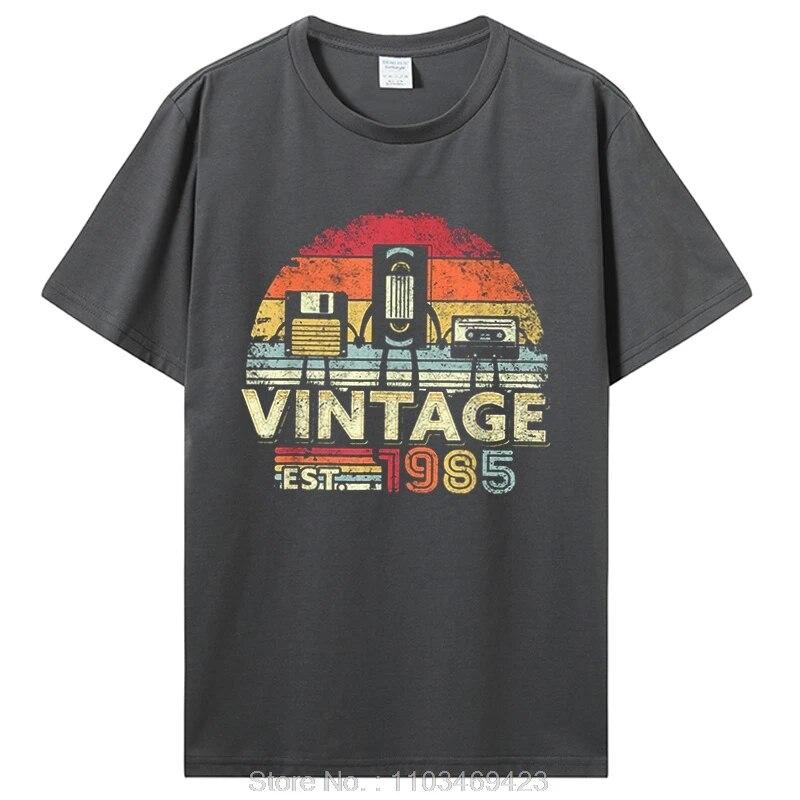 Funny Classic 1985 Original Vintage T Shirt Summer Graphic Unisex Cotton Tshirt Streetwear Birthday Awesome T-shirt Clothing