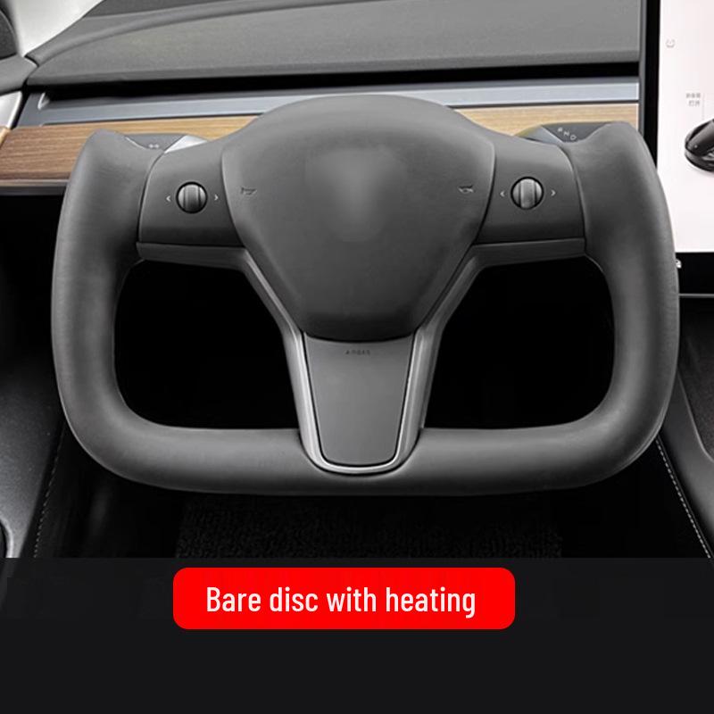 Model 3/Y Custom Alcantara Carbon Fiber Heated Tesla Yoke Steering Wheel