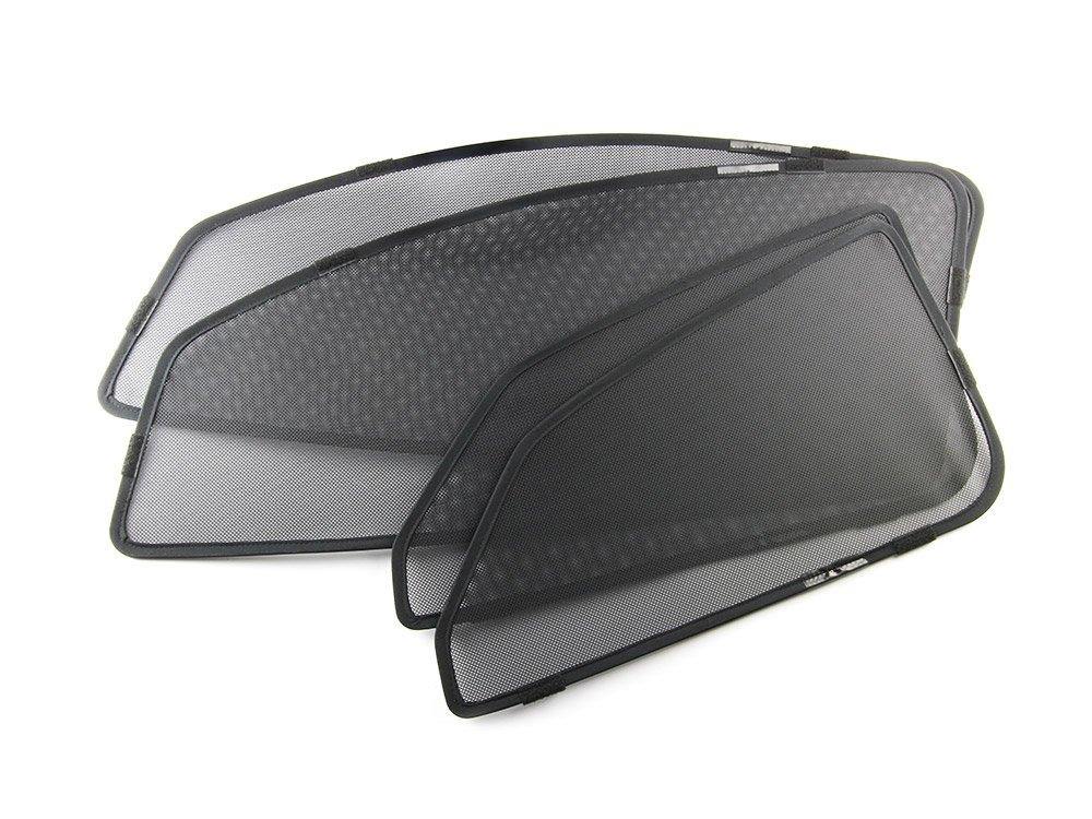 

interior laser mesh car sun set of 4 for Toyota Custom-designed sunshades, curtains, shades, protection/blackout, (Tokutoyo) C-HR ZYX10/NGX50. чёрный