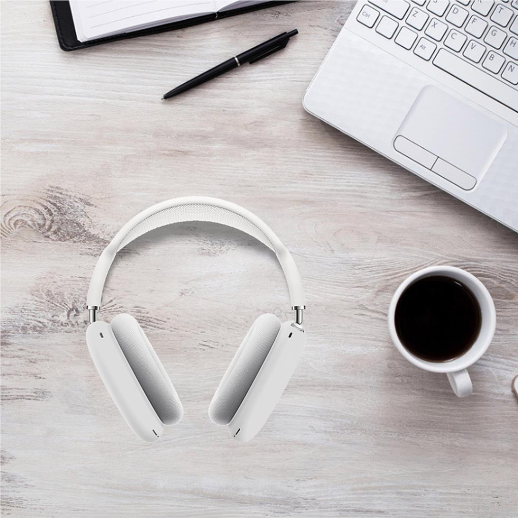 2 Pieces Earphone Case Silicone Full Coverage Protective Sleeve Portable Home School Office Dorm Dust-Proof Headset