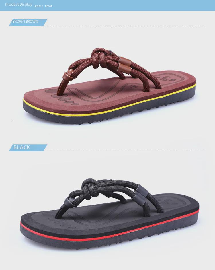 Women's Summer Korean Casual Flip-Flop Beach Slippers for Couples