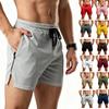 Men's Quick-Dry Lightweight Mesh Sports Shorts with Drawstring - Breathable for Running & Casual Wear