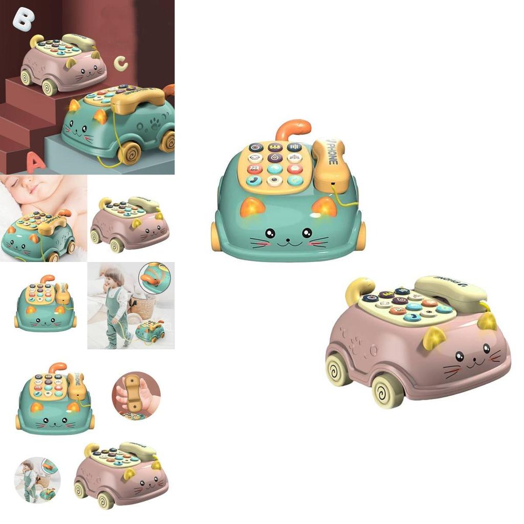 Cat-themed Bilingual Phone Toy For Kids