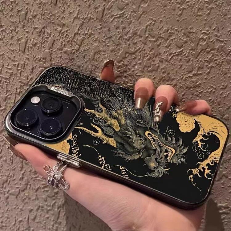 Year of the Dragon New Year Model Is Suitable for Iphone16promax Mobile Phone Case High-end Apple 15 New 14/13/12