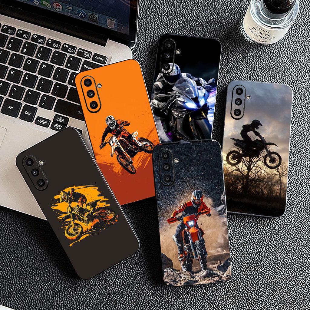 Weiche Hülle für Apple iPhone 17 16 14 15 Pro Max Plus 15+ 16E XR ProMax Air 16+ Handyhülle Motorrad Sport Moto Cross