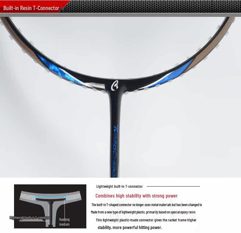 N Series Full Carbon Offensive Badminton Racket - Beili Speed Version