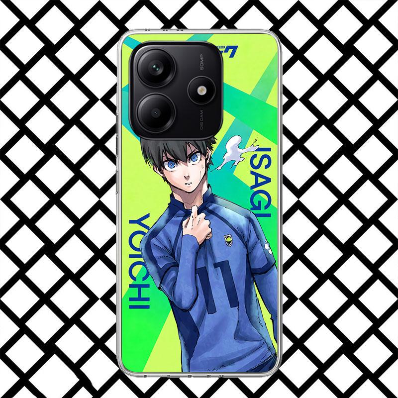 Heißes Anime Blue Lock Handyhülle für Xiaomi Redmi Note 15 14 14S 13 12 12S 11 Pro Plus 11E 11T 11S 10S 5G Weiche Hülle Fundas Redmi
